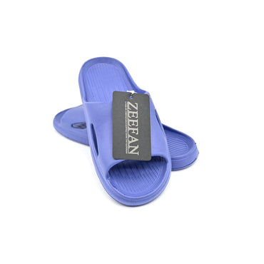 ZEEFAN Solid color flip flops thick-soled home bathroom couple slippers