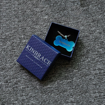 Kinbrace Pendant Necklace Blue