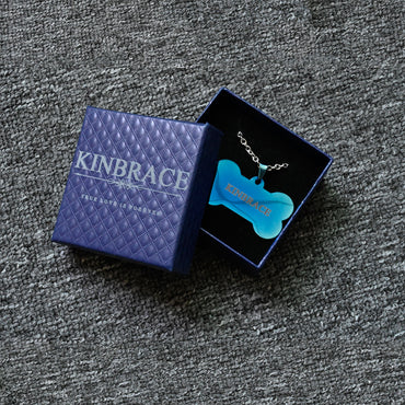 Kinbrace Pendant Necklace Blue