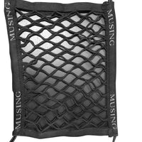 MUSING aftermarket automobile accessories, namely, car interior organizer bags, nets and trays specially adapted for fitting in vehicles