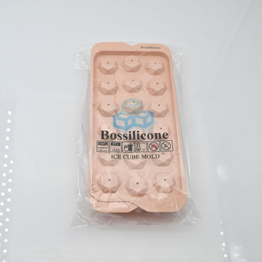 Bossilicone Ice Cube Molds Ice Cube Tray in Pink