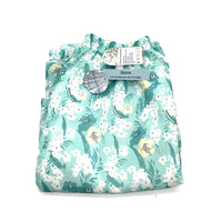LOVETREND NEWYORK Skirts Green Floral Print 91% To 95% Polyester Exquisite Double Layer Hem Skirts