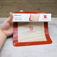 CHARMROSE Professional Baking Mats Non Stick Silicone Baking Mats Heat Resistant Kitchen Baking Sheet Mats Reusable Cookie Baking Mats