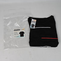 QuickStar Tops as Clothing Black Short Sleeve Top Breathable Fabric Comfortable Fit for Everyday Wear