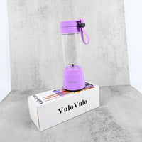 VuloVulo Mini Cyclone Electric Juicer 6-Blade Portable Fruit & Vegetable Juicer for Household Use