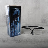 H helmelkin Protective Glasses Safety Goggles Protective Eyewear Impact Resistant Clear Lens Lightweight