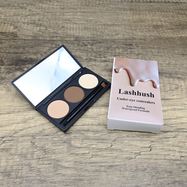 Lashhush Professional Under Eye Concealers Palette Multi Shade Color Correcting Under Eye Concealers Sample Kit for All Skin Types