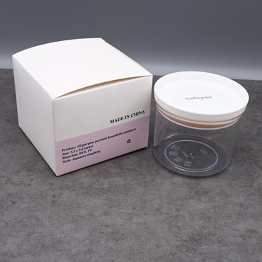 Coizyoe All Purpose Portable Household Containers - 250ml Pink Storage Solution for Home Organization