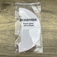 ROSDMDE Paper Party Decorations – Pink Paper Lanterns for Festive Celebrations