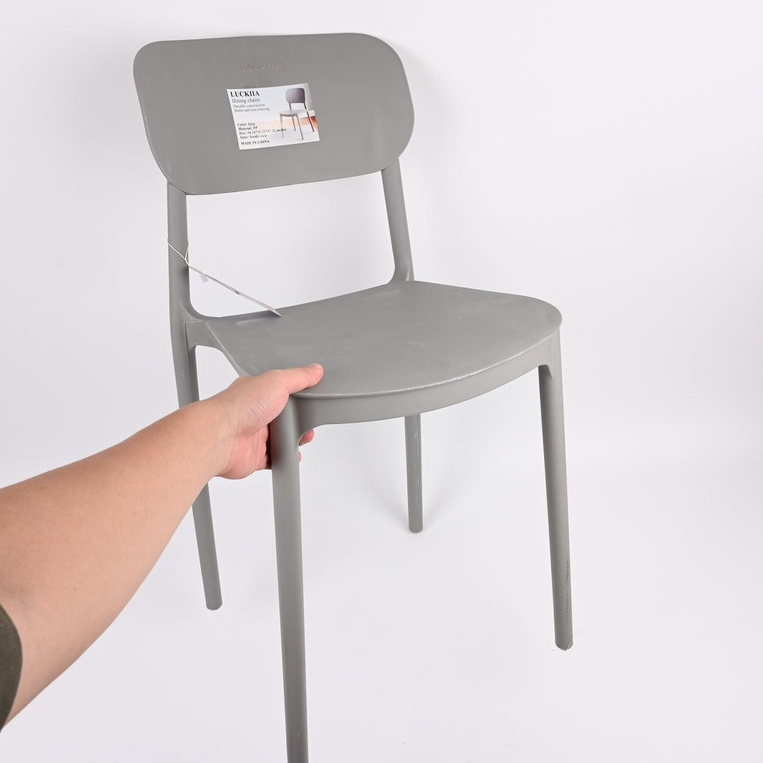 LUCKIIA Dining Chairs - Thickened Modern Kitchen Chairs with Backrest for Home & Commercial Use
