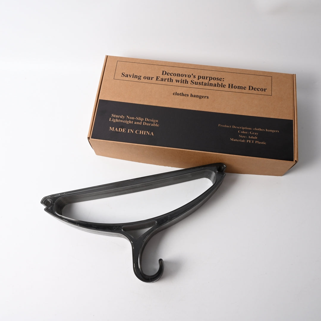Deconovo's purpose: Saving our Earth with Sustainable Home Decor Professional Grade Clothes Hangers Premium Material Non Slip Closet Organization System Durable Space Saving Wardrobe Storage
