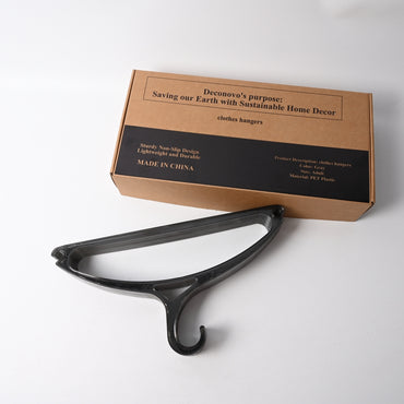 Deconovo's purpose: Saving our Earth with Sustainable Home Decor Professional Grade Clothes Hangers Premium Material Non Slip Closet Organization System Durable Space Saving Wardrobe Storage