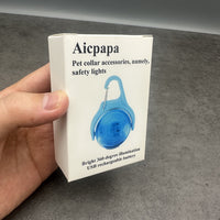Aicpapa Pet Collar Accessories Safety Lights LED Rechargeable Rotating Clip On Light For Dogs And Cats Waterproof Night Walking Light