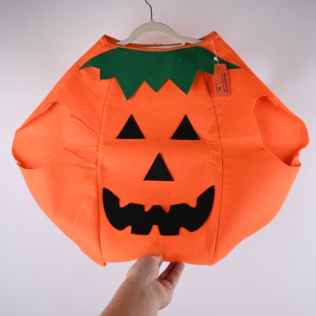 RiGjDyXYue Premium Deluxe Orange Halloween Costumes Spooky Festival Dress Series