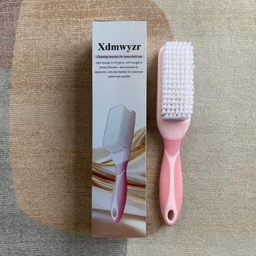 Xdmwyzr Cleaning brushes for household use Pink Ergonomic Non-Slip Handle Synthetic Fiber Multi-Purpose Cleaning Brushes For Dishes Floors Shoes Household Use