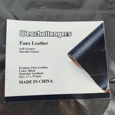 Weachallengers Premium Faux Leather for Upholstery, Crafts, and Fashion Accessories