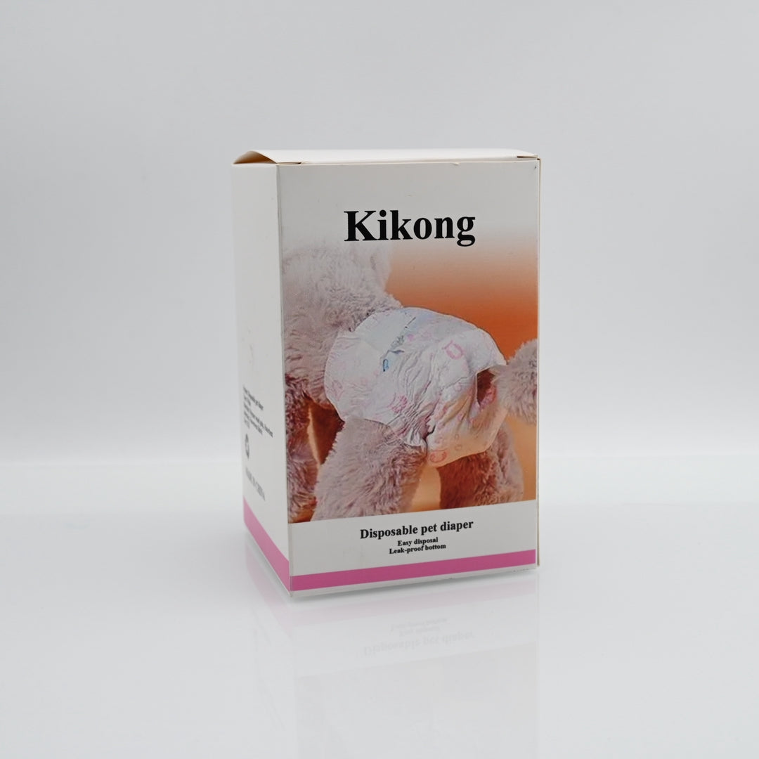 Kikong Disposable Pet Diapers - Comfortable and Secure Protection for Your Pet