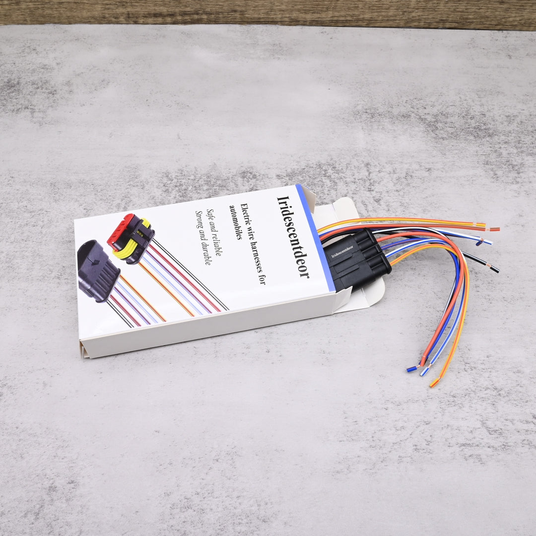 Iridescentdeor Electric Wire Harnesses for Automobiles - Professional Automotive Wiring Harness Kit with Premium Copper Conductors