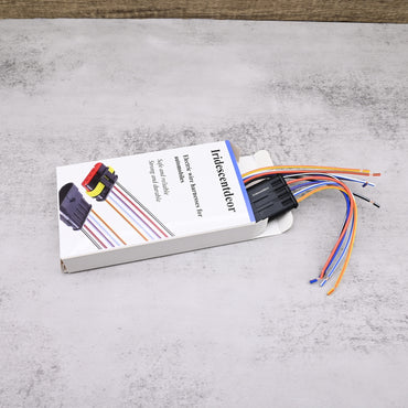 Iridescentdeor Electric Wire Harnesses for Automobiles - Professional Automotive Wiring Harness Kit with Premium Copper Conductors