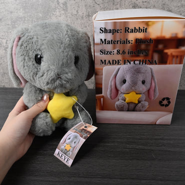 KEYE Rabbit Plush Toys Adorable Soft Huggable Durable Stitching Cute Design for Kids