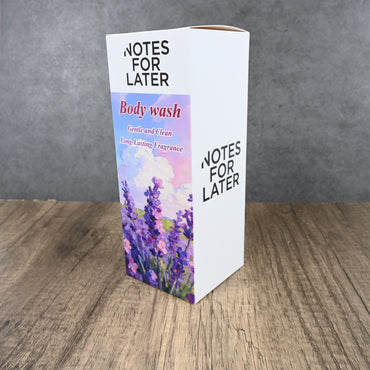 NOTES FOR LATER Lavender Bliss Moisturizing & Soothing Body Wash - Nourishes, Brightens & Calms Skin