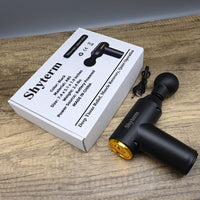 Shyterm Massage Apparatus Massage Gun Deep Tissue Relief Muscle Recovery Quiet Portable for Athletes