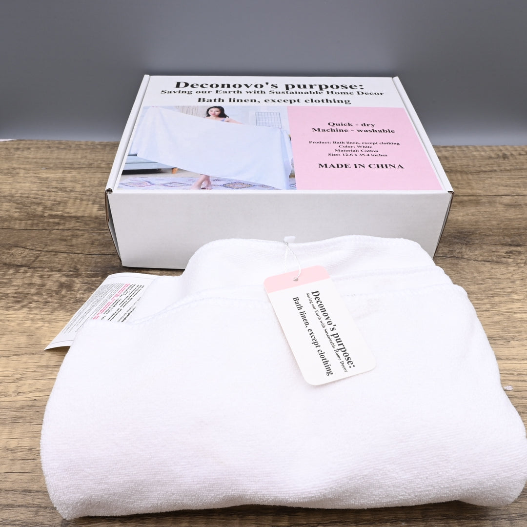 Deconovo's purpose: Saving our Earth with Sustainable Home Decor Premium Cotton Bath Linen Luxury Bathroom Towels and Linens Super Soft Bath Linen Except Clothing Collection