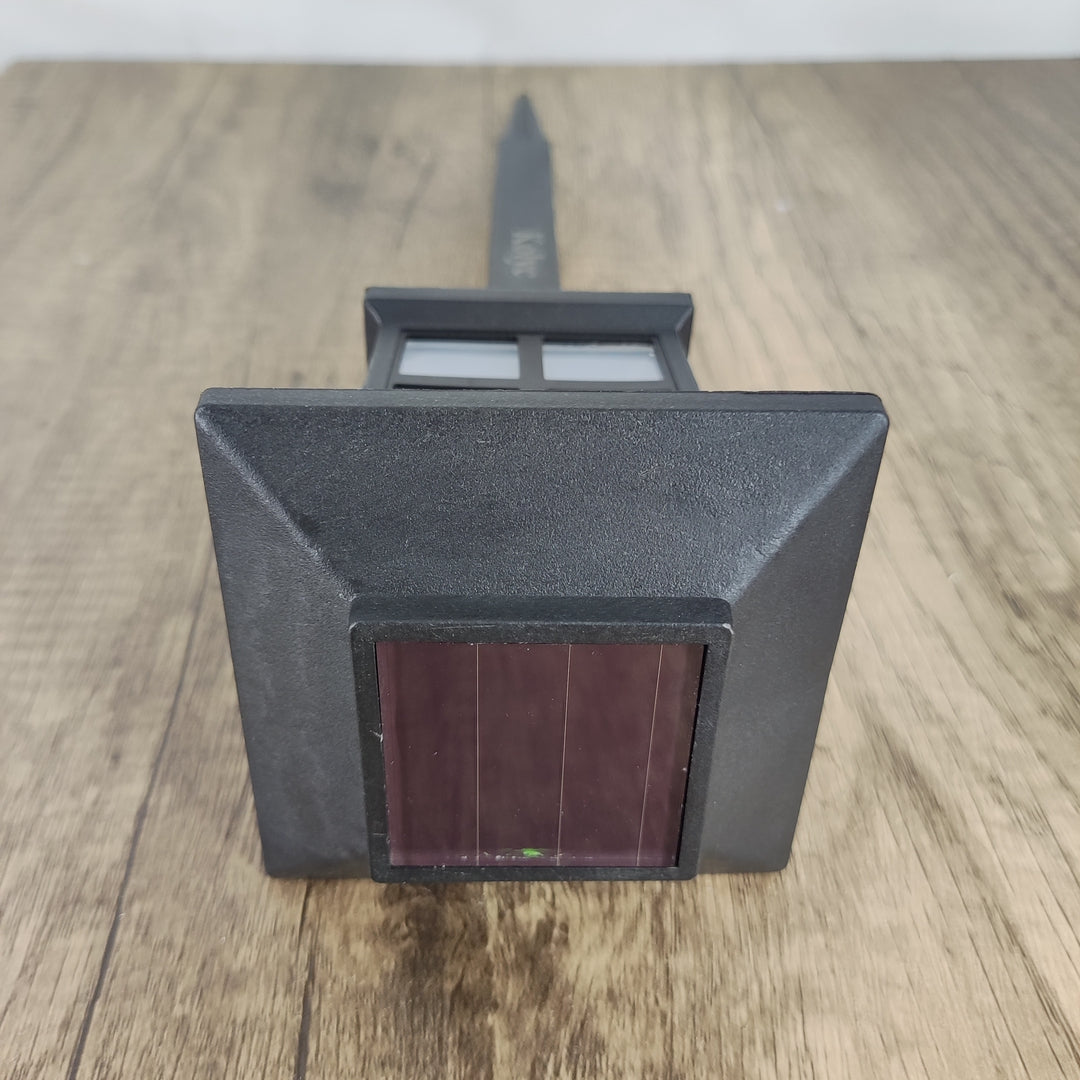 Kolyc Solar Garden Light - Stylish Black Finish with Soothing Blue LED Light
