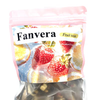 Fanvera Fruit teas Black Tea Orange Strawberry Rock Sugar Natural Essence Tea Bag Convenient Brew Fruit Teas