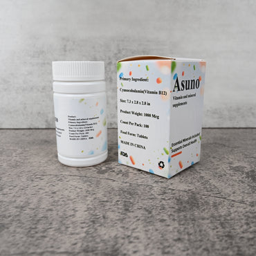 Asuno Vitamin and Mineral Supplements – High-Potency Vitamin & Mineral Supplement for Daily Energy, Nerve Health & Wellness