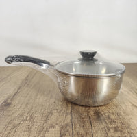 CHACHO High-Quality Stainless Steel Cooking Pot – Durable Construction & Modern Design, 6.2 Inches, Silver