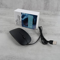 Origin Tech Computer Mouse Black Flat Style Sleek Design Comfortable Precise Navigation for Daily Use and Gaming
