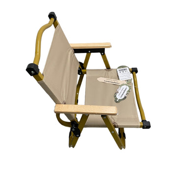 campmemory Outdoor furniture Khaki Reinforced Bracket 43cm * 43cm * 38cm * 72cm Folding Camping Outdoor Furniture