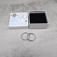 图形商标 Earrings Silver Elegant Hypoallergenic Tarnish Resistant Lightweight Comfortable for All Day Wear