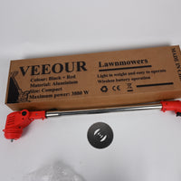 VEEOUR Lawnmower with Powerful Brushless Motor Lightweight Electric Lawn Mower