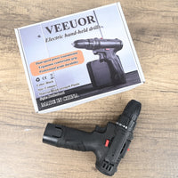 VEEUOR Black Warrior 198tV Handheld Electric Drill Dual-Speed Impact Drill with Ergonomic Grip