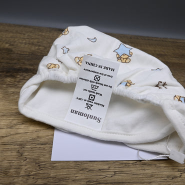 Sunloman Pure cotton baby diapers Infant Diaper Covers Soft Reusable Eco Friendly Adjustable Durable for Babies