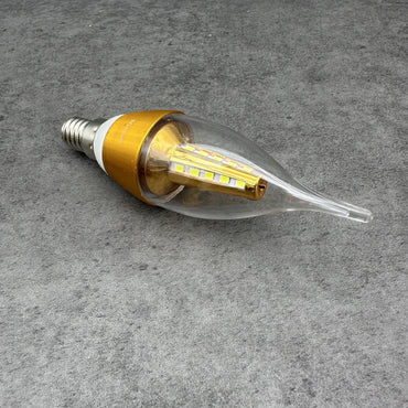 Nixyun Gold LED Candle Bulb Chandelier: Elegant Lamp Bulbs for a Luxurious, Warm Ambiance in Your Home