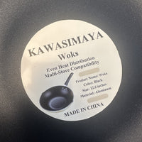 KAWASIMAYA Nonstick Frying Pan Dual-Spout Woks, Induction & Gas Stovetop Cookware