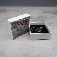Elegant Rings Adjustable Sweet Fade Resistant Light Luxury Minimalist Style Ring Set for Women