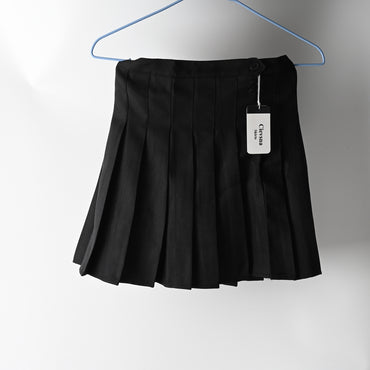 Cievsna Women's High-Waisted Black Skirt Professional Hidden Zipper Design Elegant A-Line Ladies Casual Wear Classic Fashion