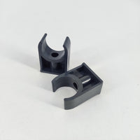 PACOSER Durable PVC Cable or Pipe Clips – 1 Inch Black Clips for Organized Setup