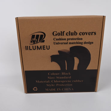 IILUMEU Premium Golf Club Covers Universal Fit Protective Golf Club Covers for Woods and Hybrids