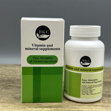 BKC Vitamin and Mineral Supplements – Berry Flavored, Chewable Tablets for Optimal Health