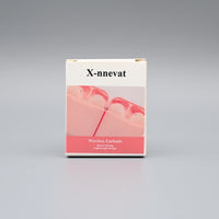 X-nnevat i12 Bluetooth Earbuds - Stylish Pink Wireless Earbuds with Long Battery Life and Impressive Range
