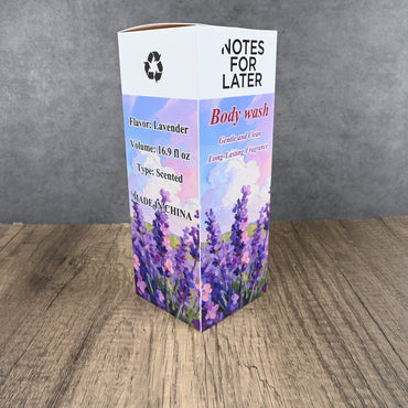 NOTES FOR LATER Lavender Bliss Moisturizing & Soothing Body Wash - Nourishes, Brightens & Calms Skin