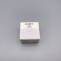 GLBCC Pearl Beads for Jewelry Making, DIY Craft Decoration, White Round Loose Spacer Bead