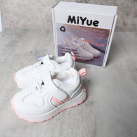 MiYue Children's Lightweight Athletic Shoes Breathable Flexible Sports Sneakers for Kids