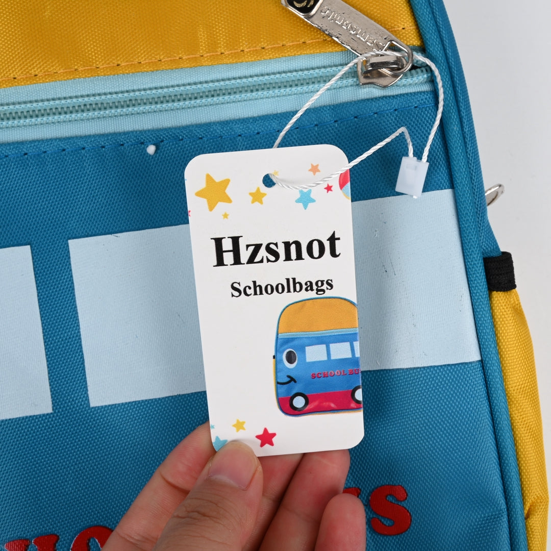 Hzsnot School Bus Backpack for Kids Adorable Cartoon Schoolbags for Preschool and Kindergarten Children