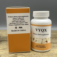 VYQX Unflavored Iodine Supplement Tablets Dietary Food Supplement for Adults